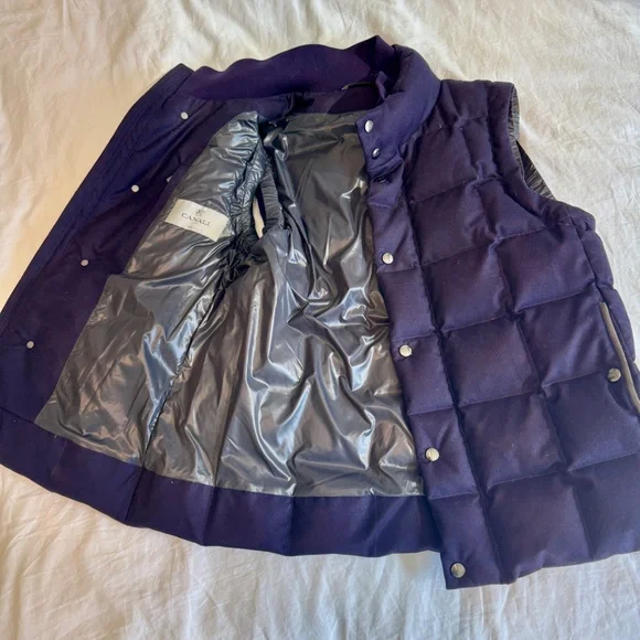 Canali - Quilted Super 120s Wool Down Gilet
